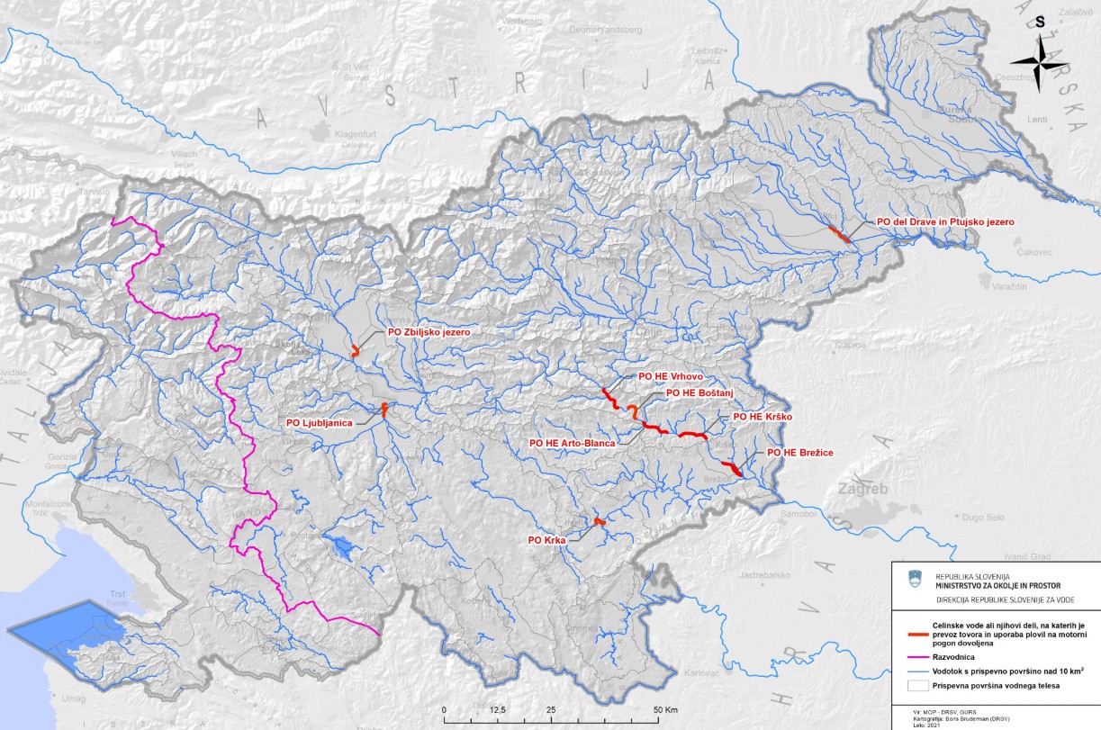 Prikaz večjih voda v Sloveniji
